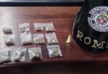 Funcionário é conduzido à delegacia após GCM localizar drogas em estabelecimento no bairro Capela