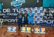 Gabriel Matos conquista ouro no tênis de mesa nos Jogos Regionais