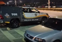 Vítima de sequestro é resgatada de porta-malas de carro na Rodovia Anhanguera