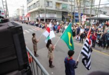 Vinhedo realiza Desfile Cívico-Militar de 7 de Setembro