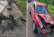Acidente na Miguel Melhado deixa dois mortos e uma pessoa gravemente ferida em Vinhedo